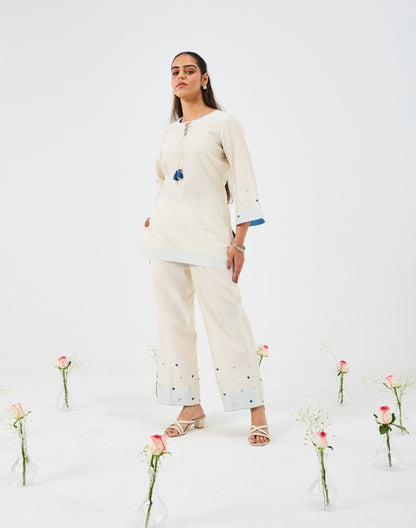 Dilzaah co ord set with Solid Heart Embroidery