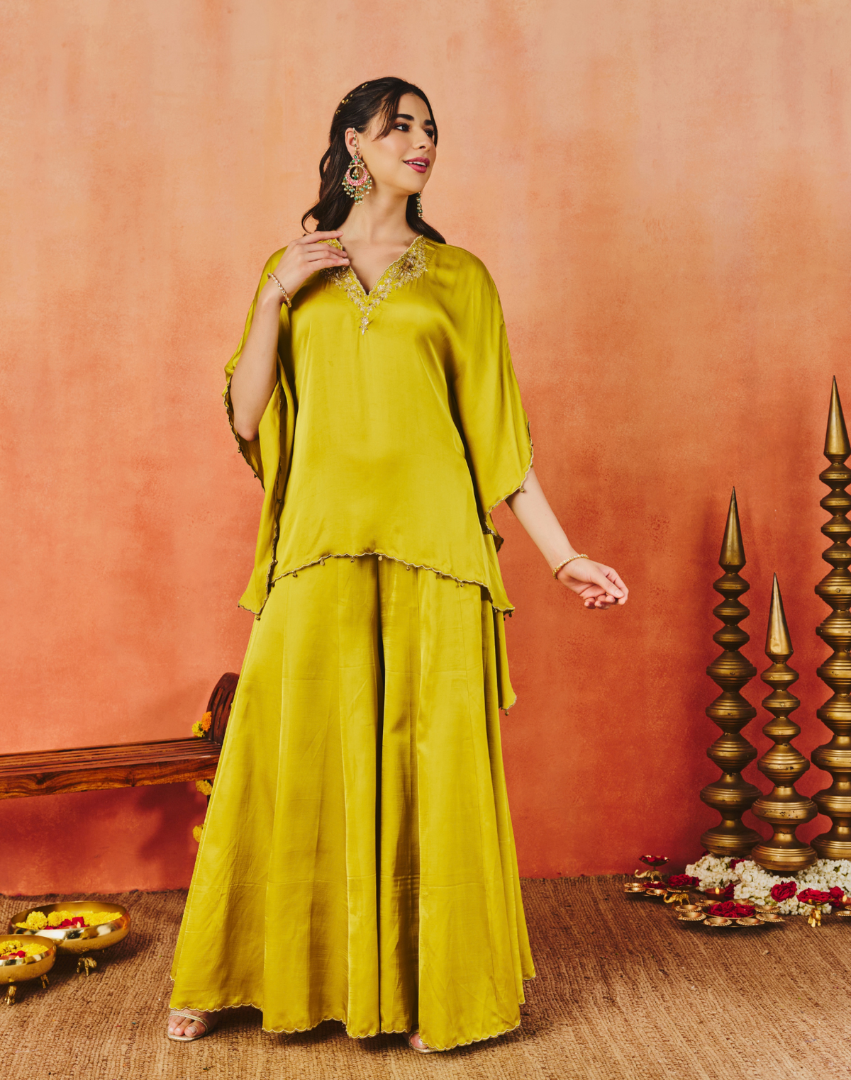 Noorani Short Kaftan Set