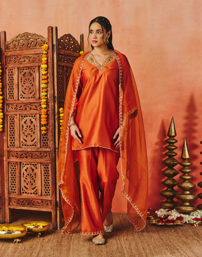 Noorani Short Straight Suit set