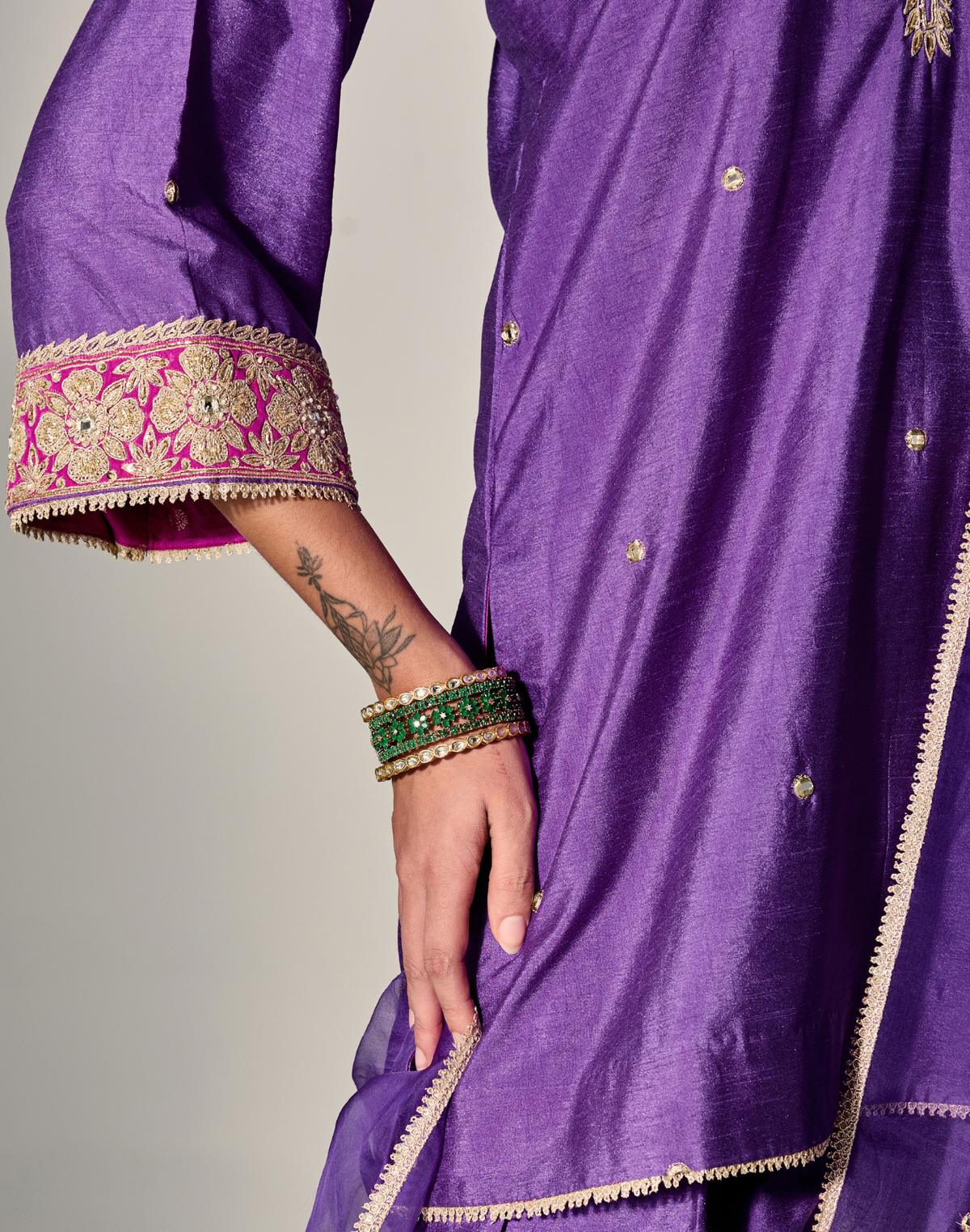 Noorani Dori Aline Salwar Suit set