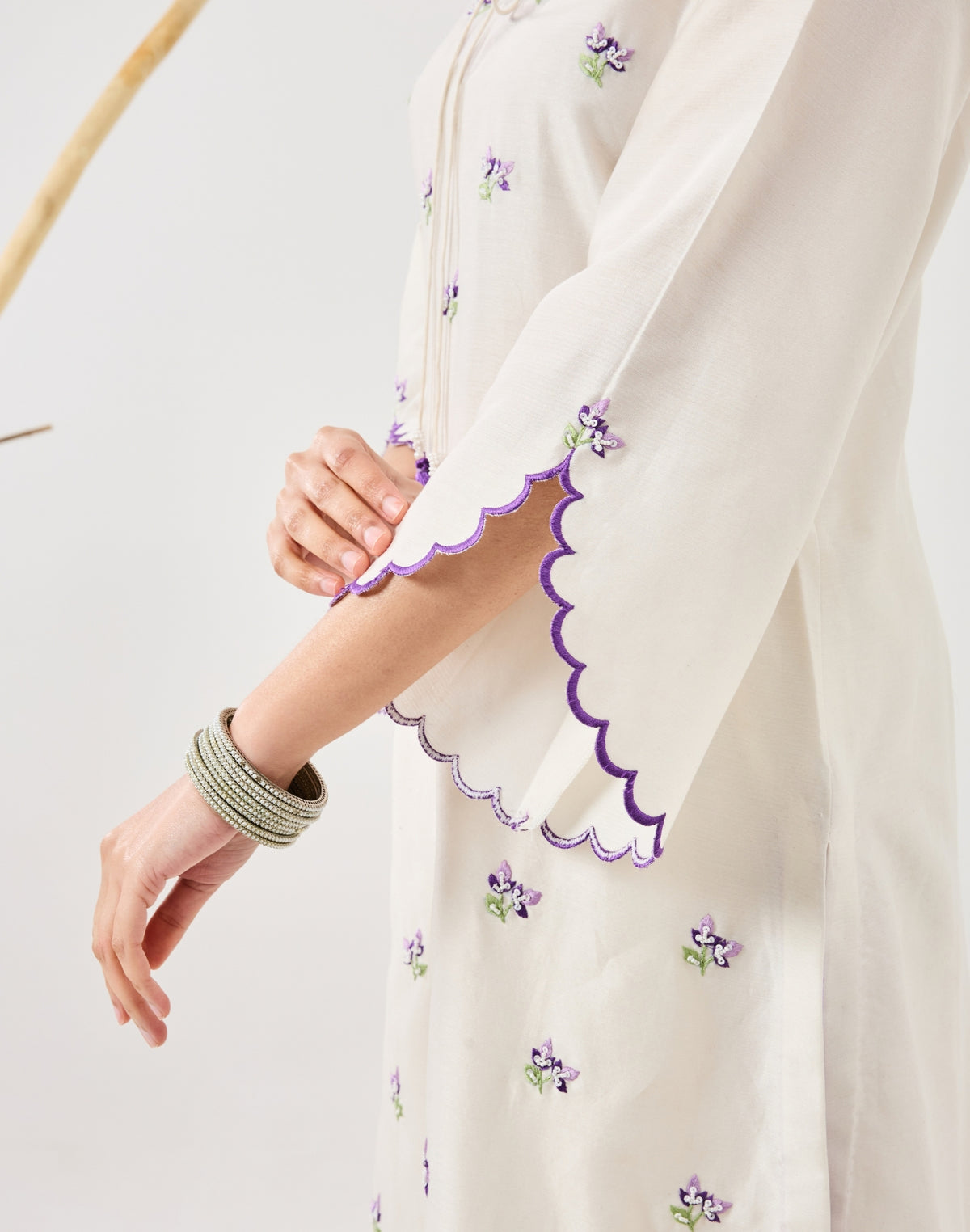 Dilzaah Flower Aline suit