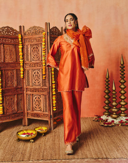 Noorani Short Straight Suit set