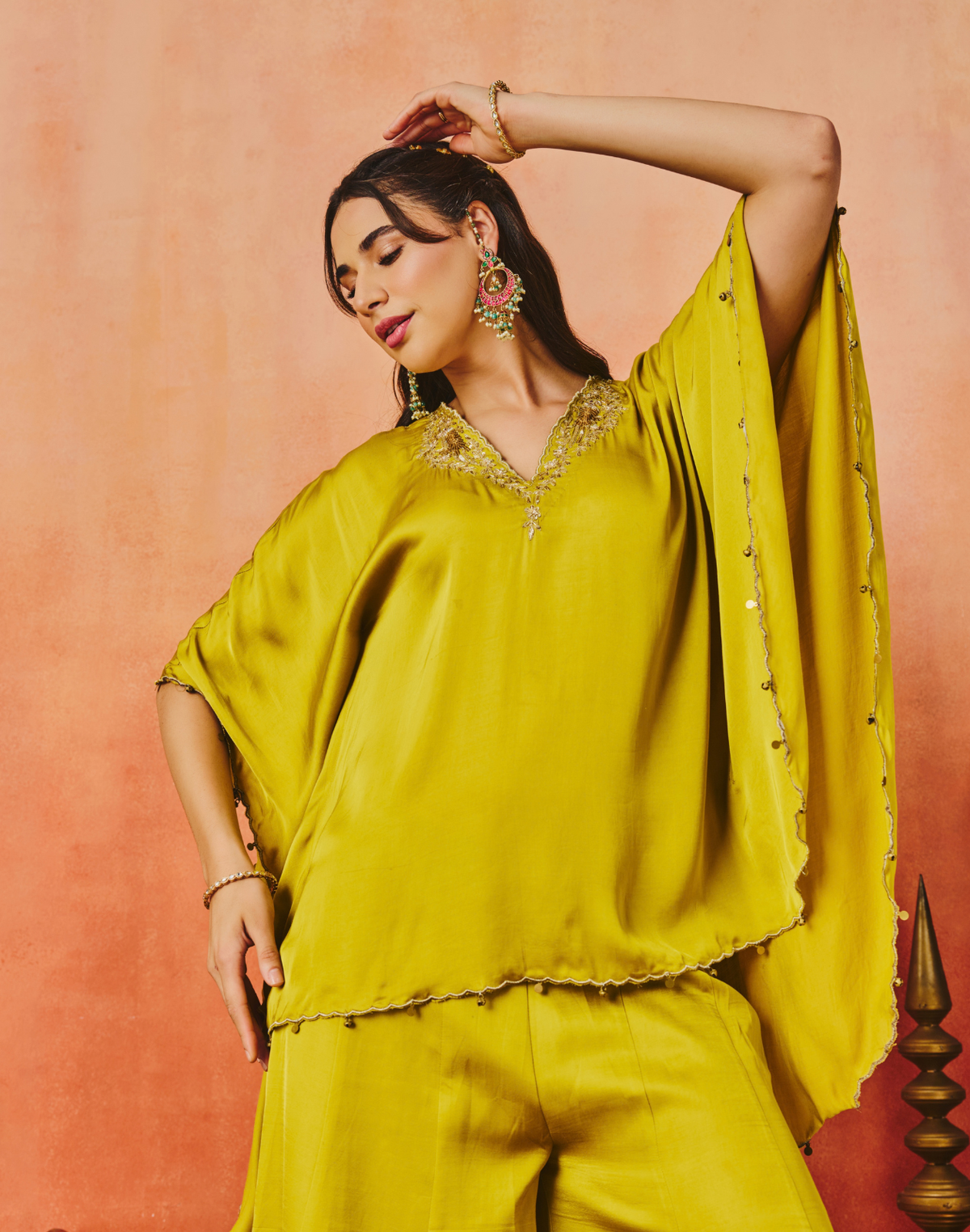 Noorani Short Kaftan Set