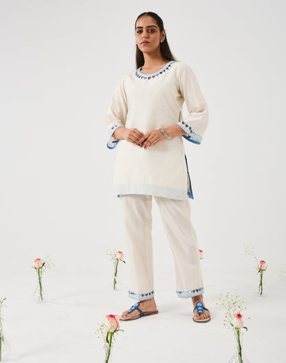 Dilzaah Co ord set with Cut Heart work