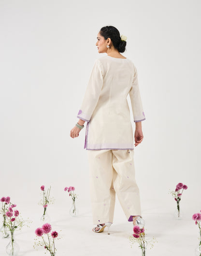 Dilzaah Farshi Salwar set with Solid Heart Embroidery