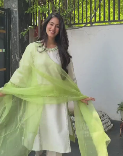 Dilzaah Aline Suit with Cut Heart work